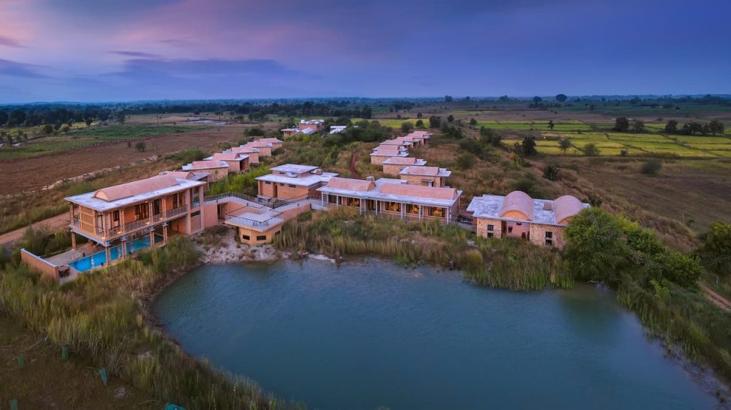 Waghoba Eco Lodge Best Resort in Tadoba - Tadoba National Park Arial View